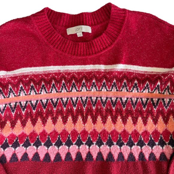 LOFT Everyday Fair Isle Sweater - Picture 3 of 8